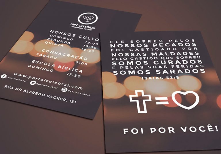 Panfleto Evangelismo Min Celebrai