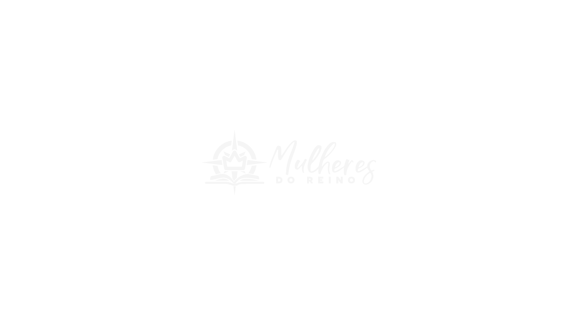 Logo do projeto Mulheres do Reino sobre um fundo com silhuetas femininas